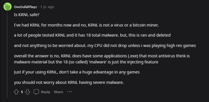 is krnl a virus bitcoin miner from roblox